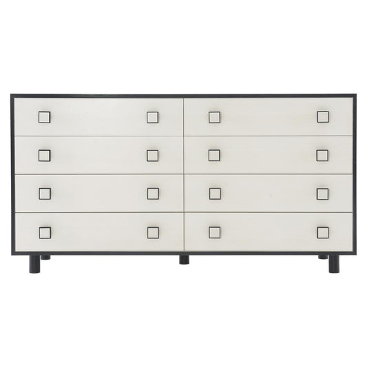 Silo, Square Knobs, Eight Drawer Dresser