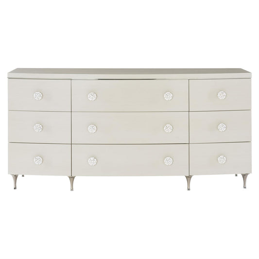Silo, Floral Handle, Nine Drawer Dresser