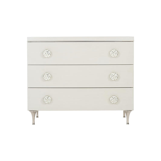 Silo, Wide, Floral Handel, Three Drawer Nightstand