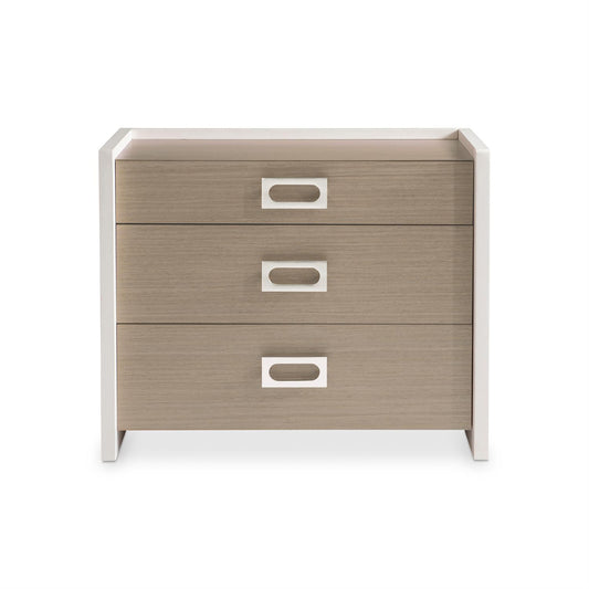 Dulum Three Drawer Nightstand