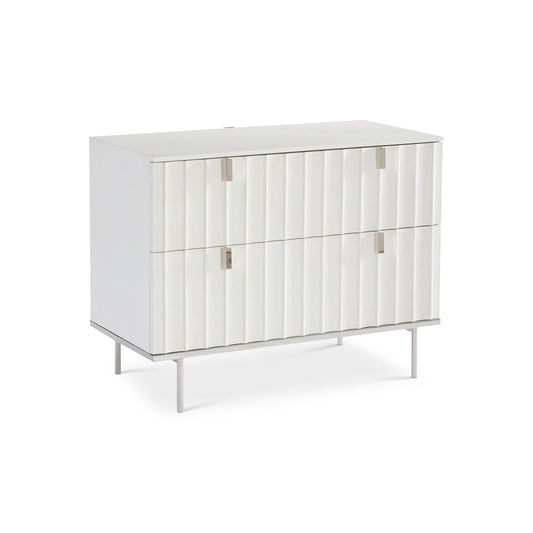 Dulum Two Drawer Nightstand