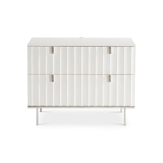 Dulum Two Drawer Nightstand