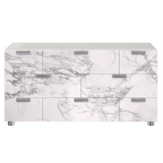 Tratum, Marble,  Eight Drawer Dresser