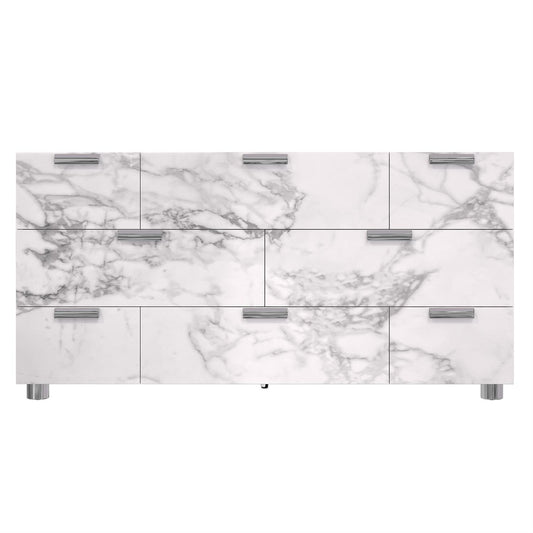 Tratum, Marble,  Eight Drawer Dresser