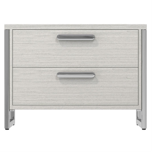 Tratum, Wide, Two Drawer Nightstand