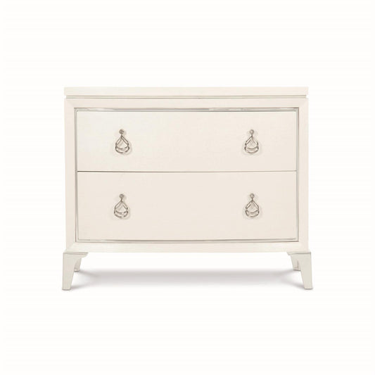 Alista, Two Drawers Bowed Fronts Nightstand