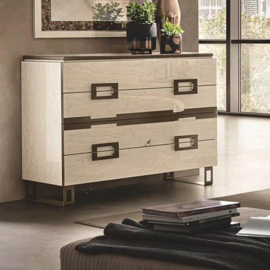 Pisa, 4 Drawer Dresser, 50"