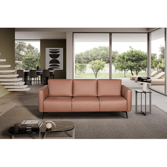 Gem, Cognac Three Seater Sofa