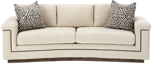 Kaslade, Fabric, Curved Sofa