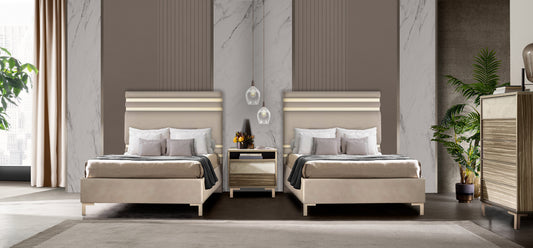 Lux, Upholstered Bed, 48"  and 54"
