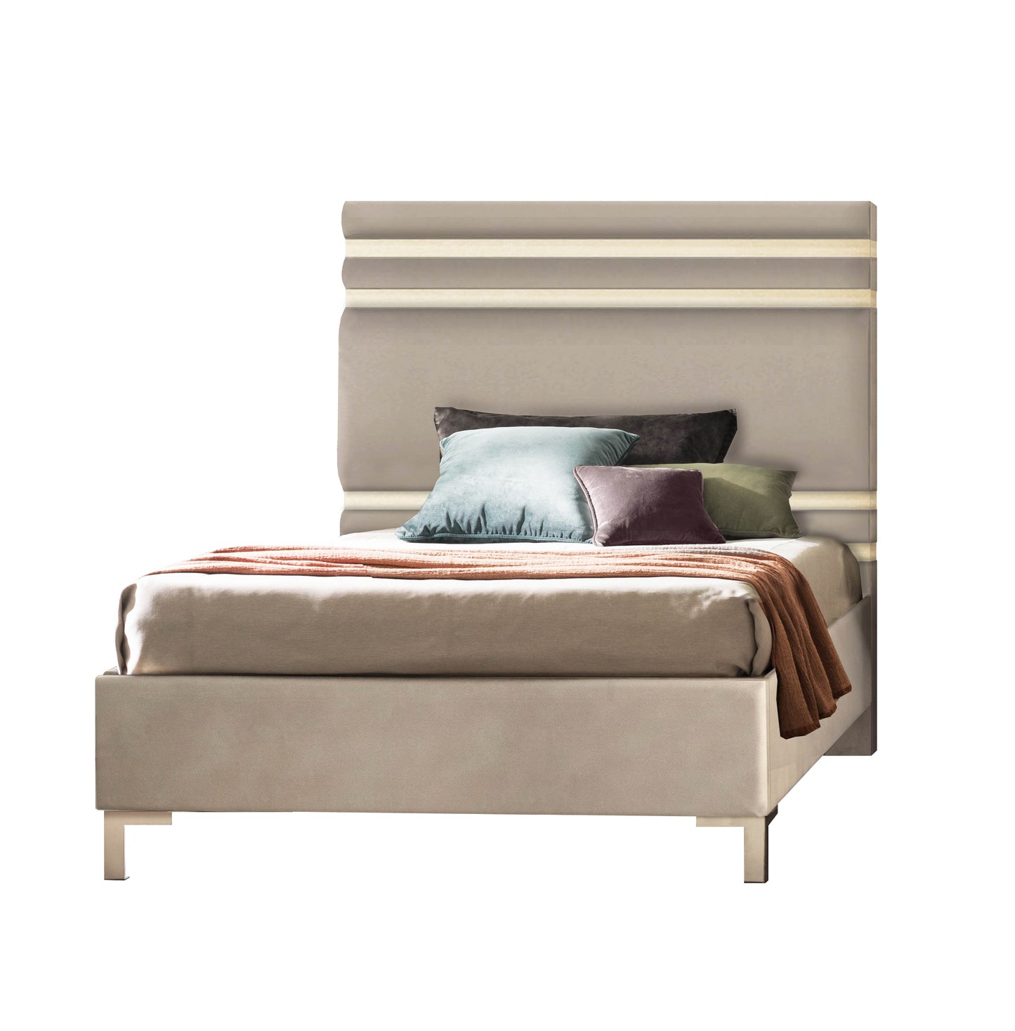 Lux, Upholstered Bed, 48"  and 54"