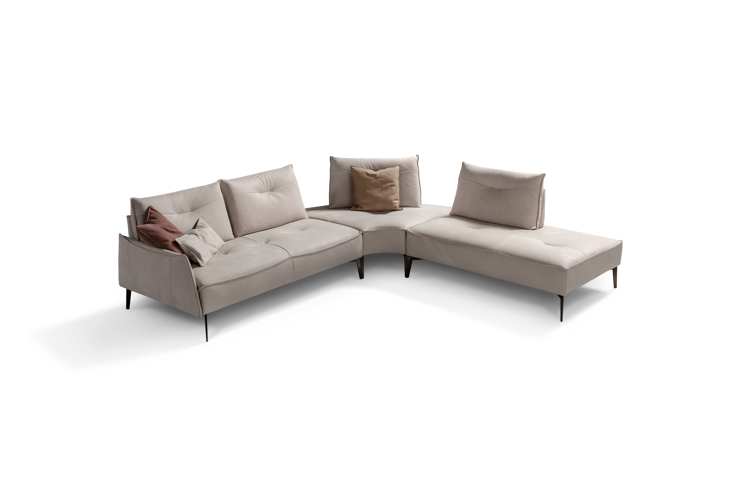 Illustration of Living Quarters Actual Sectional Attach Drink Laptop Champs By Elev