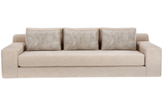 Sleek, Three-Seater Sofa