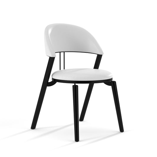 Julius, Modern Vinyl Upholstered Kitchen Chair