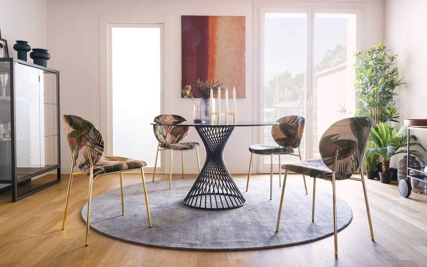 Inès Chair, Padded Seat and Backrest