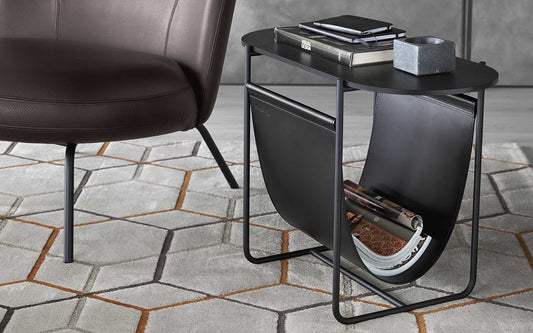 Magazine, Coffee Table, Tubular Metal