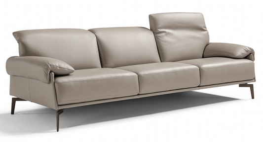 Morna, Three Seater, Leather Sofa