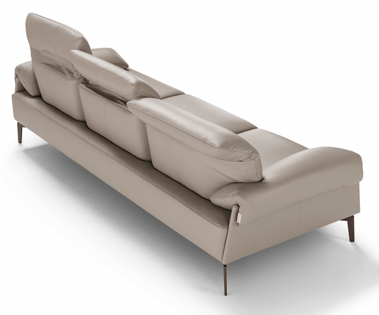 Morna, Three Seater, Leather Sofa