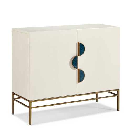 Allium Hall Chest - White Lacquer