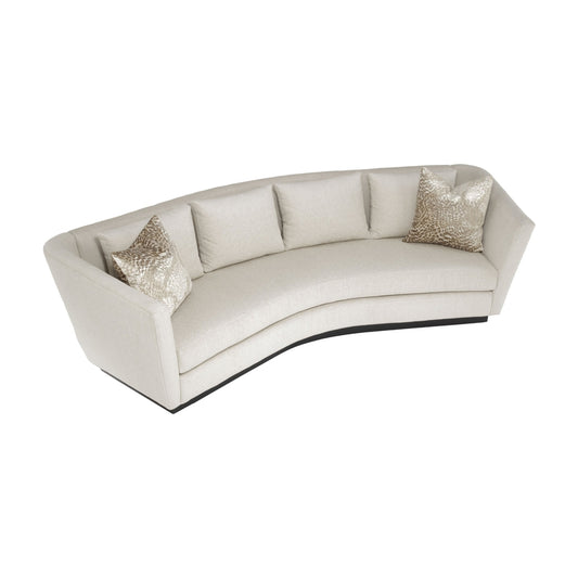 Modern Curved Front Sofa