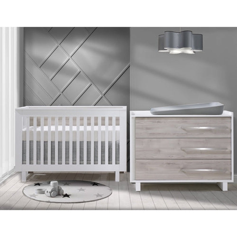 Tulip Urban 3 Drawer Dresser XL (with under mounted quality glides) -*SOLD WITH THE CRIB*