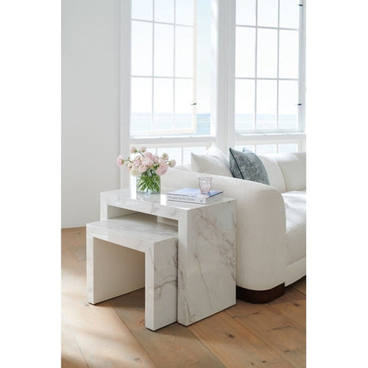 Stack Up Nesting Tables, Marble Finish (22" and 25")