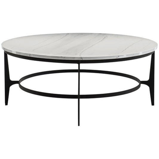Avanda Round Metal Cocktail Table