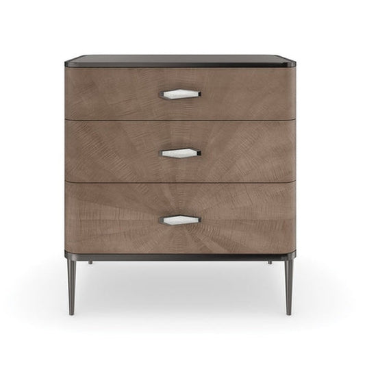 Prized, Three Drawer Nightstand