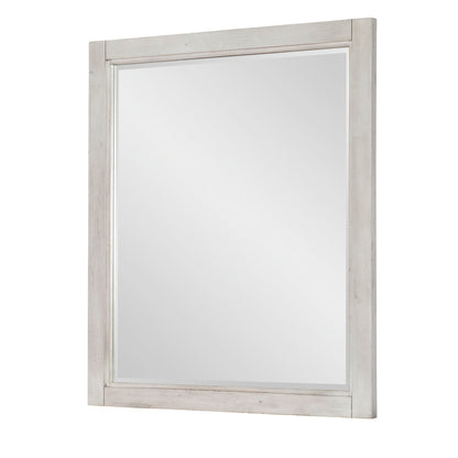 Woody Grey Panel Mirror