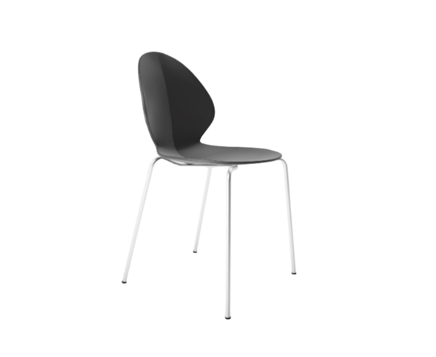 Basil Chair, Leaf-Shaped Polypropylene Seat
