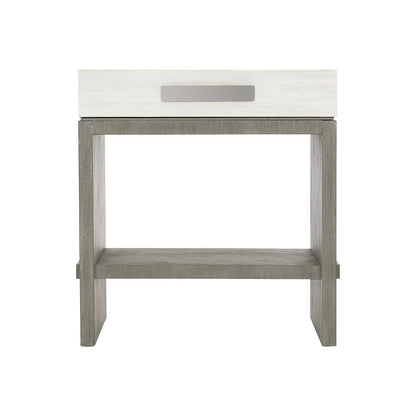 Dations One Drawer Linen  finish Nightstand