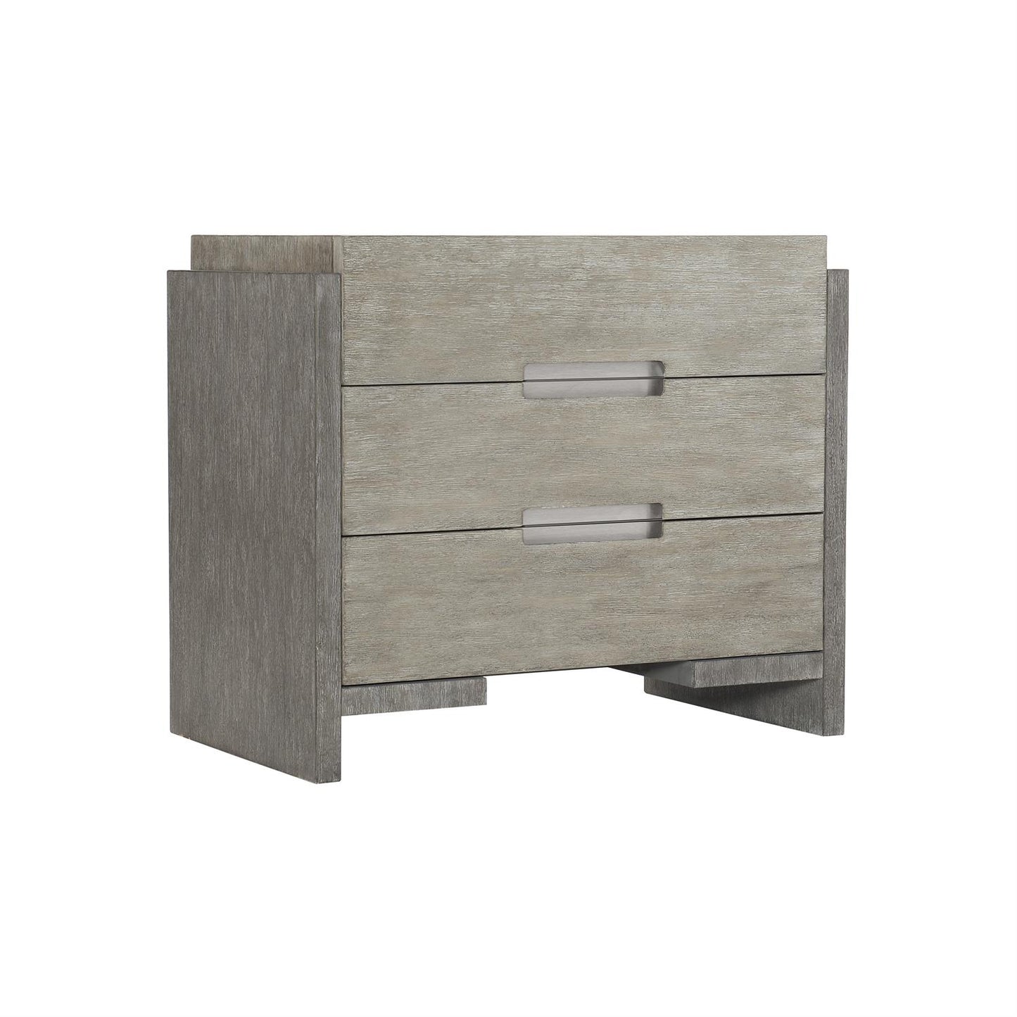 Dations, Three Drawer Shale Finish Nightstand