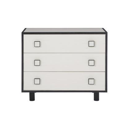 Silo, Three Drawer, Square knobs, Nightstand