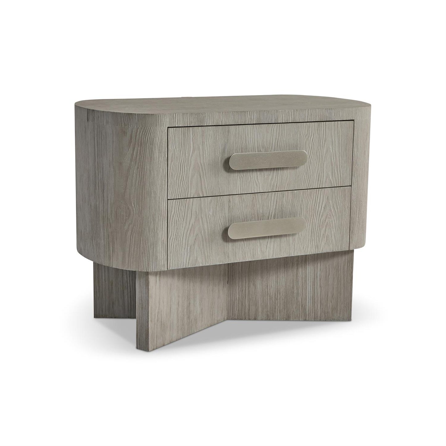 Rianon, Light, Two Drawers, Wide Nightstand