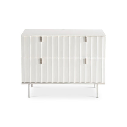 Dulum Two Drawer Nightstand