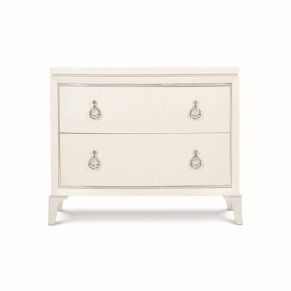 Alista, Two Drawers Bowed Fronts Nightstand