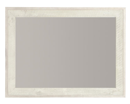 Enys Brushed White Mirror