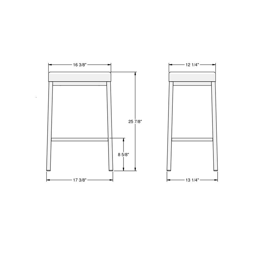 Stool product dimension