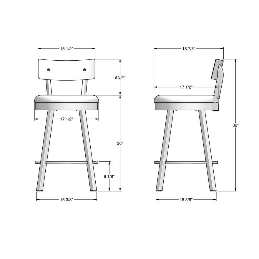 Stool dimension