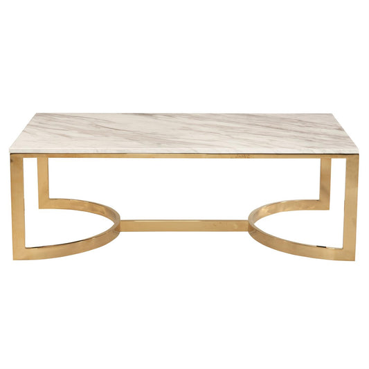 Anchard, Marble Top, Cocktail Table