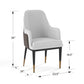 Gladiator, Upholstered, Taupe Leather and Velvet, Armchair