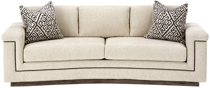 Kaslade, Fabric, Curved Sofa