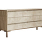 Luxe, Onyx Veneer, 6 Drawer Dresser