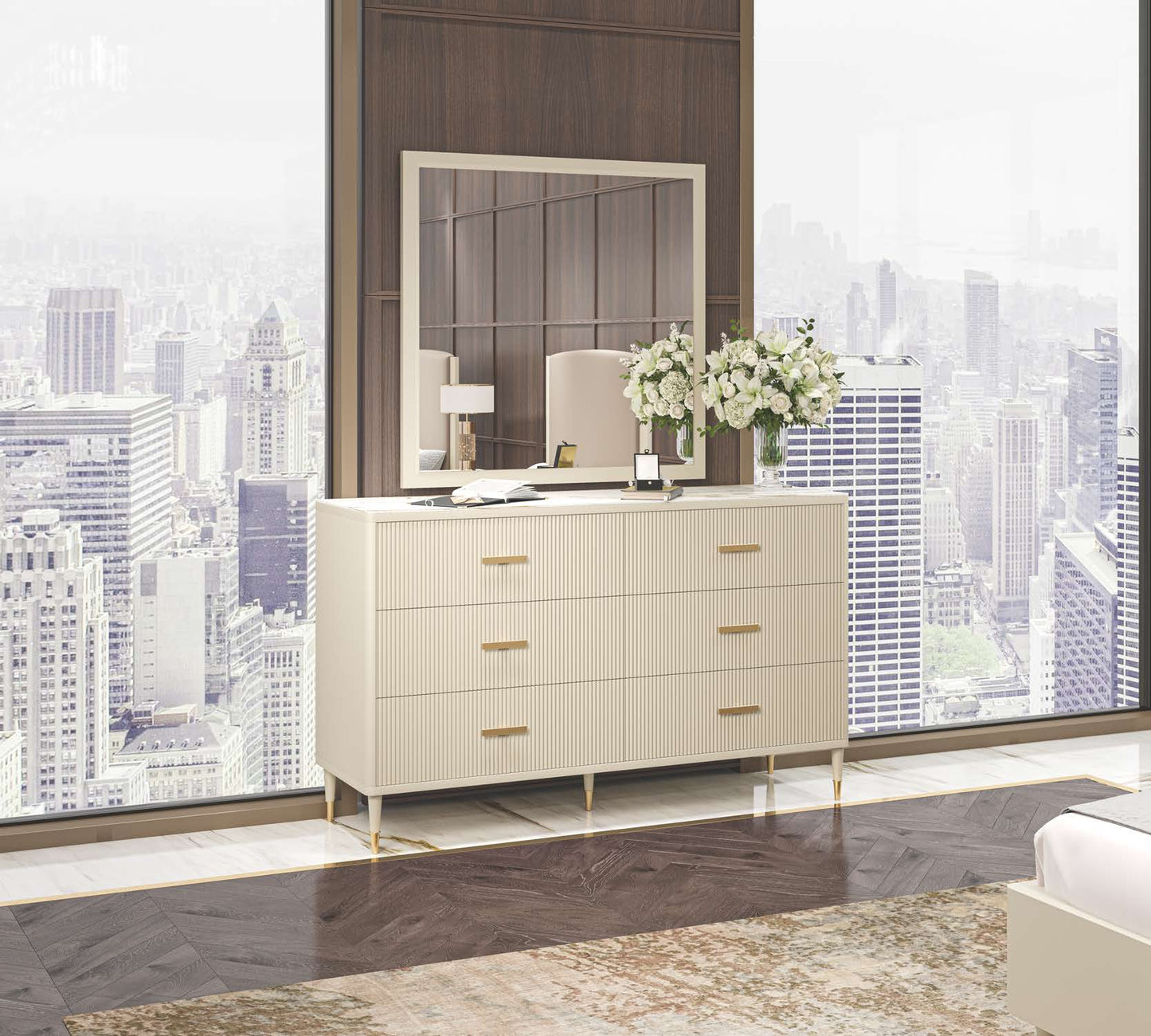 Milano Double Italian Dresser 71"