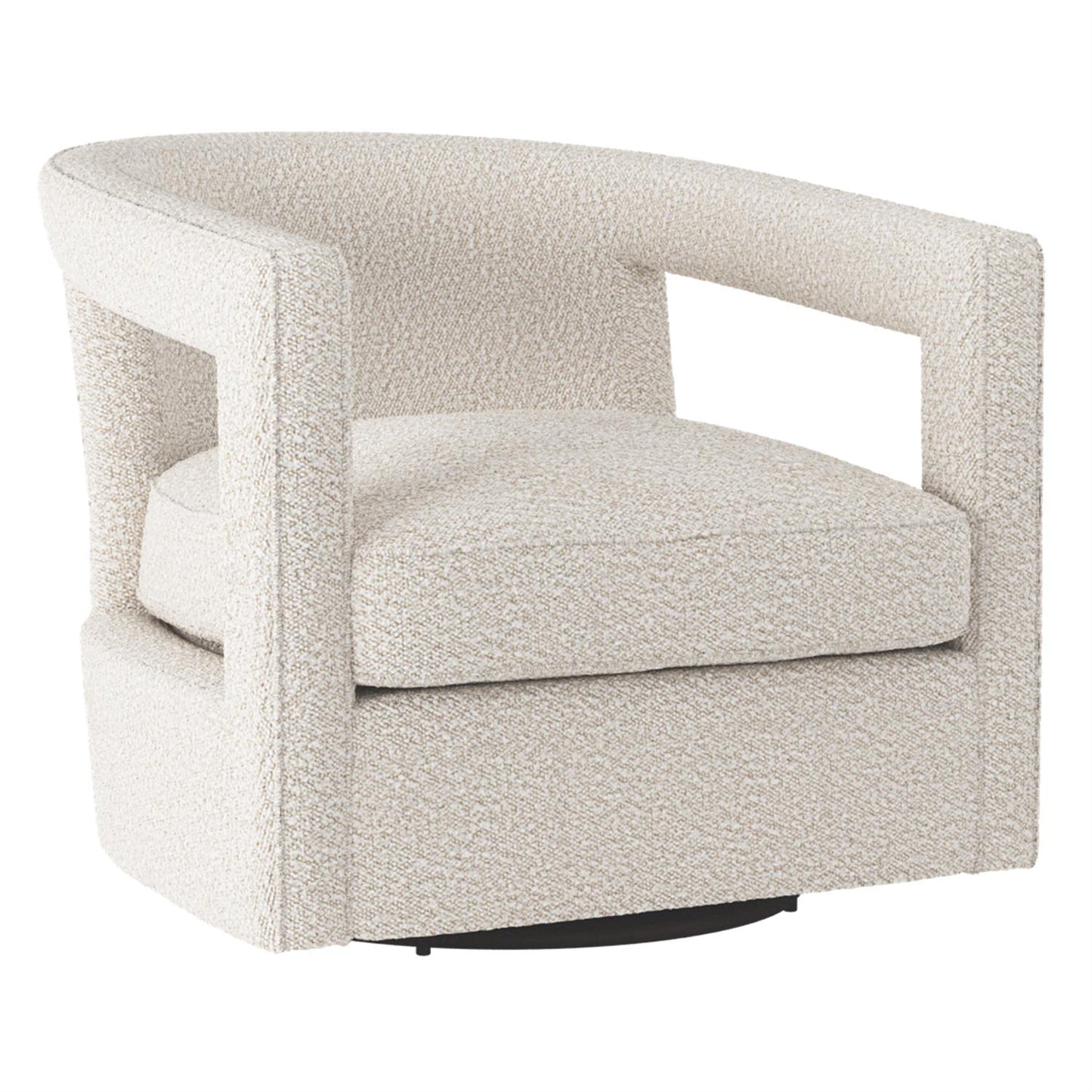 Lana Fabric Swivel Chair Without Nails
