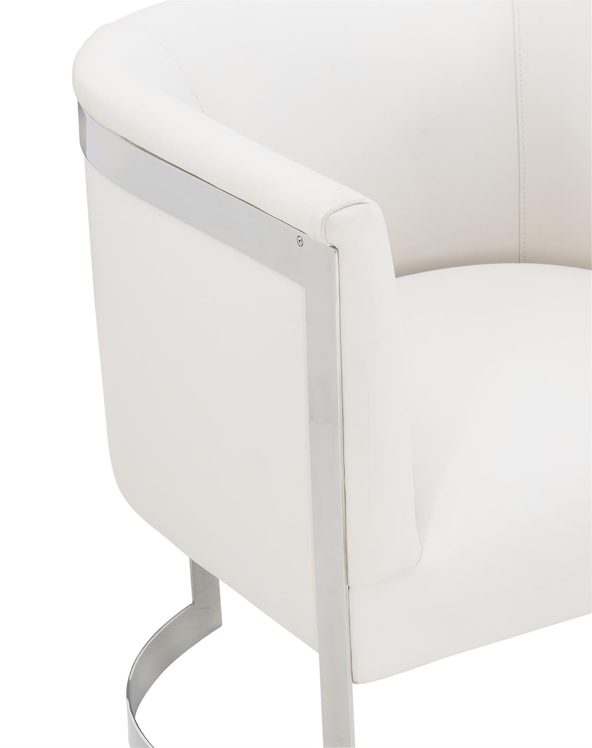 Ola Polished Fabric Chair