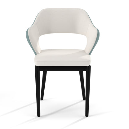 Probus, Upholstered, Open back, Dining Room Armchair, x017, Mint Green