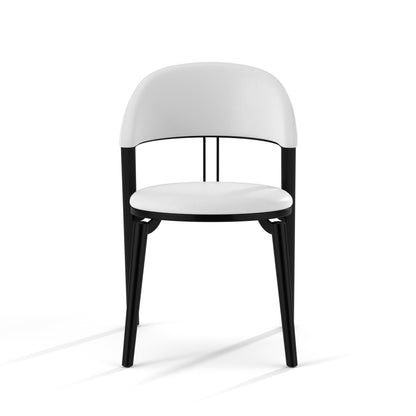 Julius, Modern Vinyl Upholstered Kitchen Chair