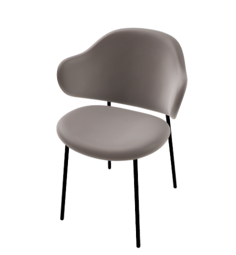 Holly Chair, Padded Backrest