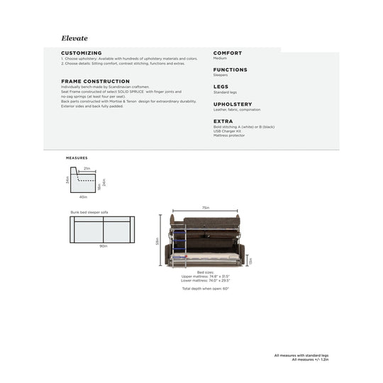 Elevate Bunk Bed Sofa